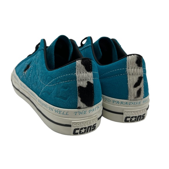 Men's Size 9 - Converse One Star Pro Low x Sean Pablo Paradise - Rapid Teal 2022 - Picture 5 of 10